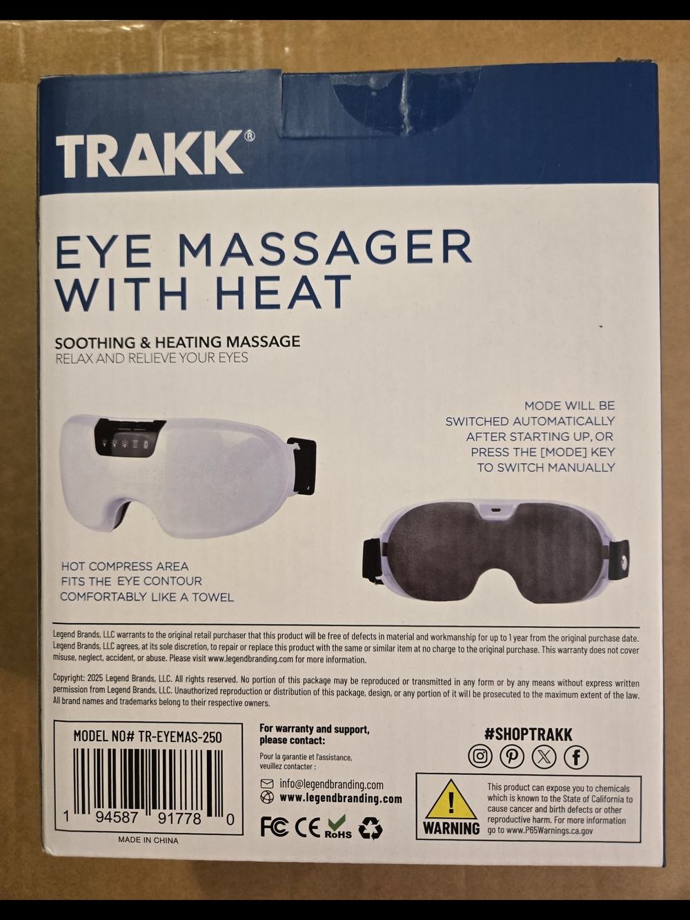 Eye Massager with Heat - Soothing Relaxation - Picture 2 of 4
